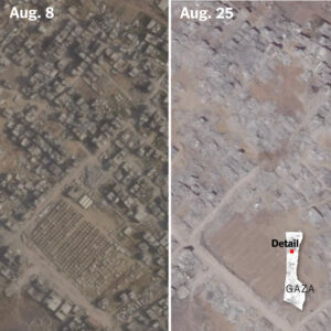 A Gaza City Neighborhood Is Now a Wasteland, Satellite Images Show