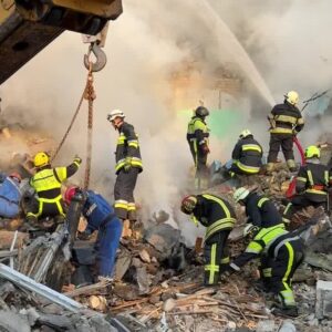 Russian Missile and Drone Attack Kills at Least 4 in Kyiv
