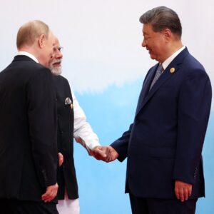 Xi, Putin and Modi Try to Signal Unity at China Summit